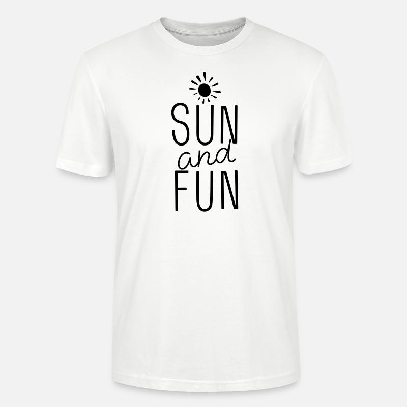 SONNE und SPASS - Stanley/Stella Unisex Bio-T-Shirt CRAFTER - Weiß