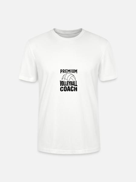 Volleyball Trainer - Stanley/Stella Unisex Bio-T-Shirt CRAFTER - Weiß