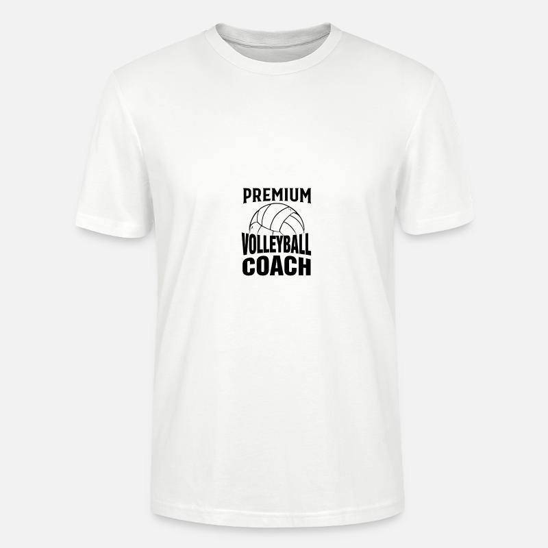 Volleyball Trainer - Stanley/Stella Unisex Bio-T-Shirt CRAFTER - Weiß
