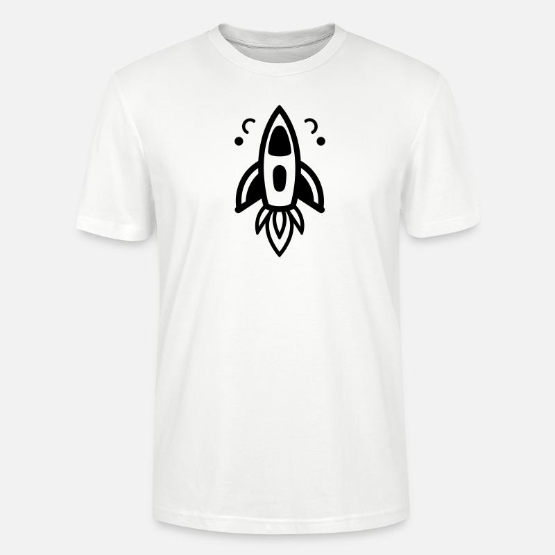 Rakete - Stanley/Stella Unisex Bio-T-Shirt CRAFTER - Weiß
