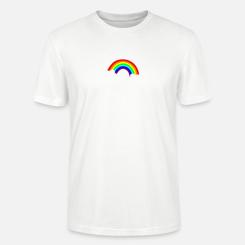 Regenbogen - Stanley/Stella Unisex Bio-T-Shirt CRAFTER - Weiß