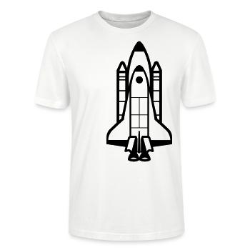 Rocket - Stanley/Stella CRAFTER Unisex Organic T-Shirt - white - Front - Alina (178cm) & Michal (187cm)