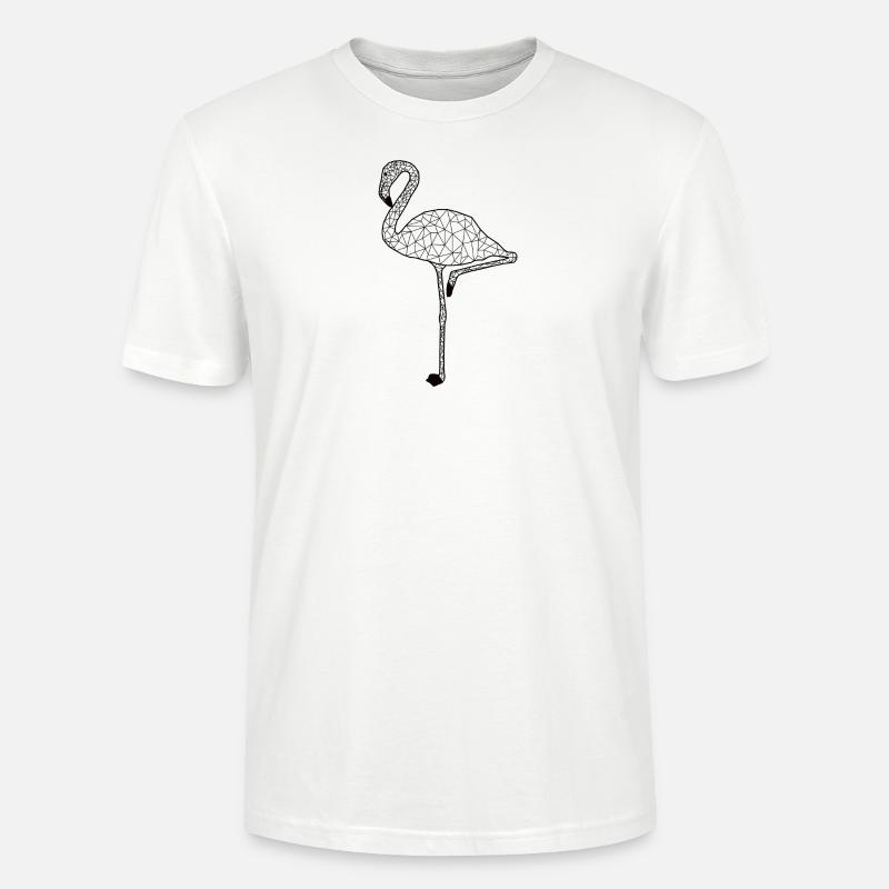Flamingoo GeomeTRIX - Stanley/Stella Unisex Bio-T-Shirt CRAFTER - Weiß