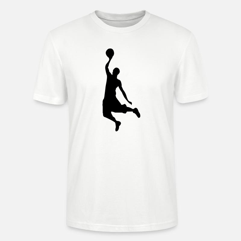 basketball - Stanley/Stella Unisex Bio-T-Shirt CRAFTER - Weiß