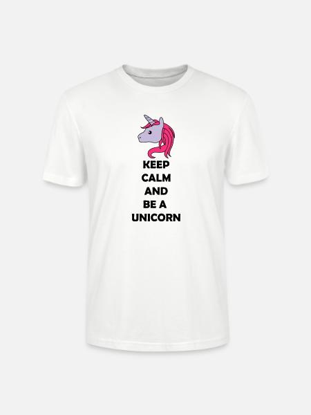 be_a_unicorn_02 - Stanley/Stella Unisex Bio-T-Shirt CRAFTER - Weiß