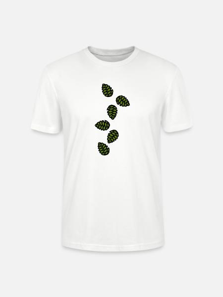 Tannenzapfen Symbol - Stanley/Stella Unisex Bio-T-Shirt CRAFTER - Weiß