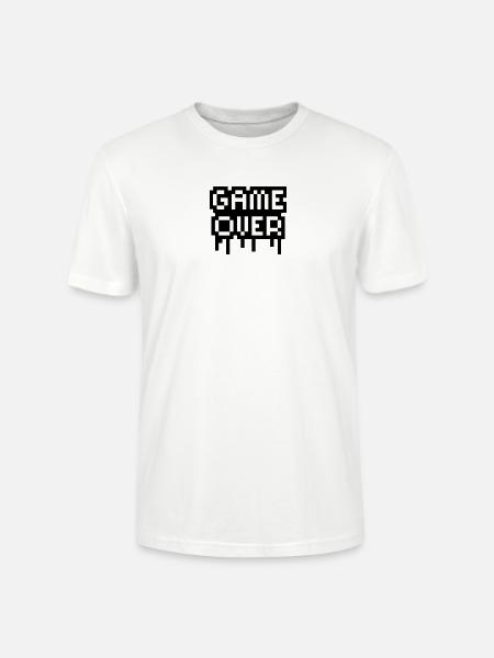 Game Over Stamp - Stanley/Stella Unisex Bio-T-Shirt CRAFTER - Weiß