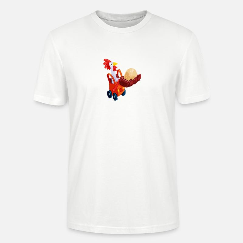EierMobil - Stanley/Stella Unisex Bio-T-Shirt CRAFTER - Weiß