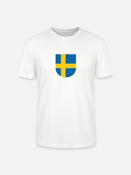 Schweden Wappen - Stanley/Stella Unisex Bio-T-Shirt CRAFTER - Weiß
