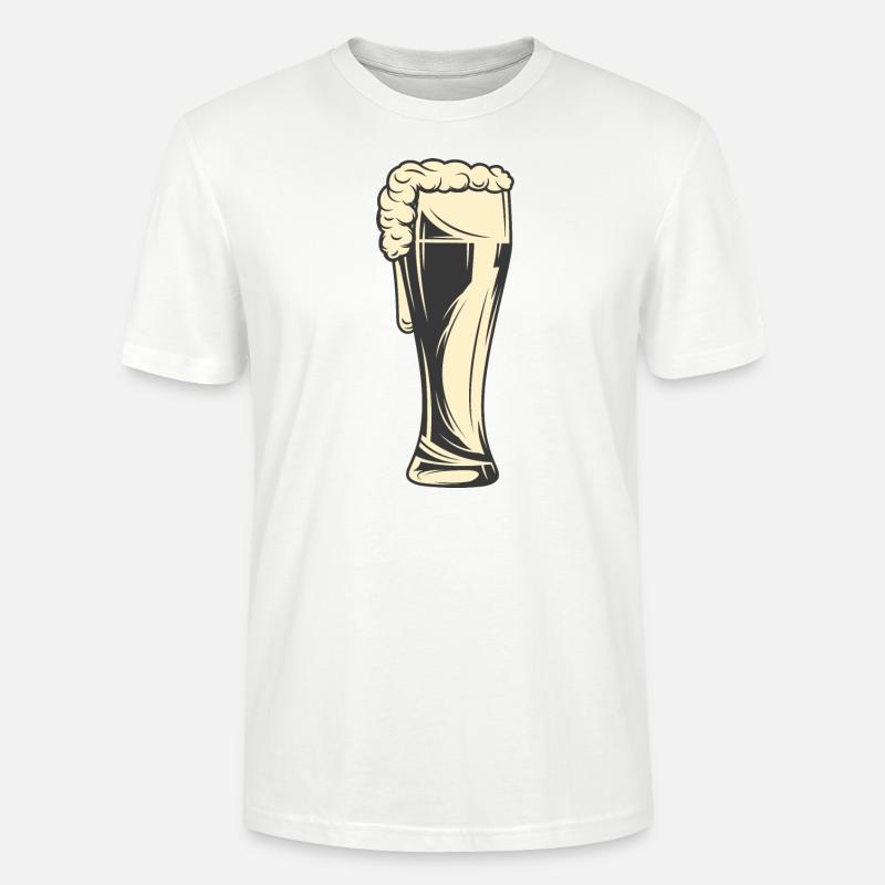 Bierglas - Stanley/Stella Unisex Bio-T-Shirt CRAFTER - Weiß