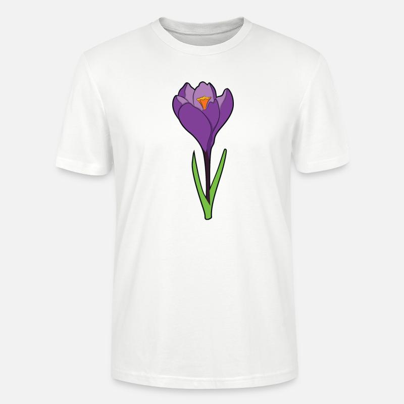 Crocus Crocus - T-shirt bio CRAFTER Stanley Stella Unisexe - blanc