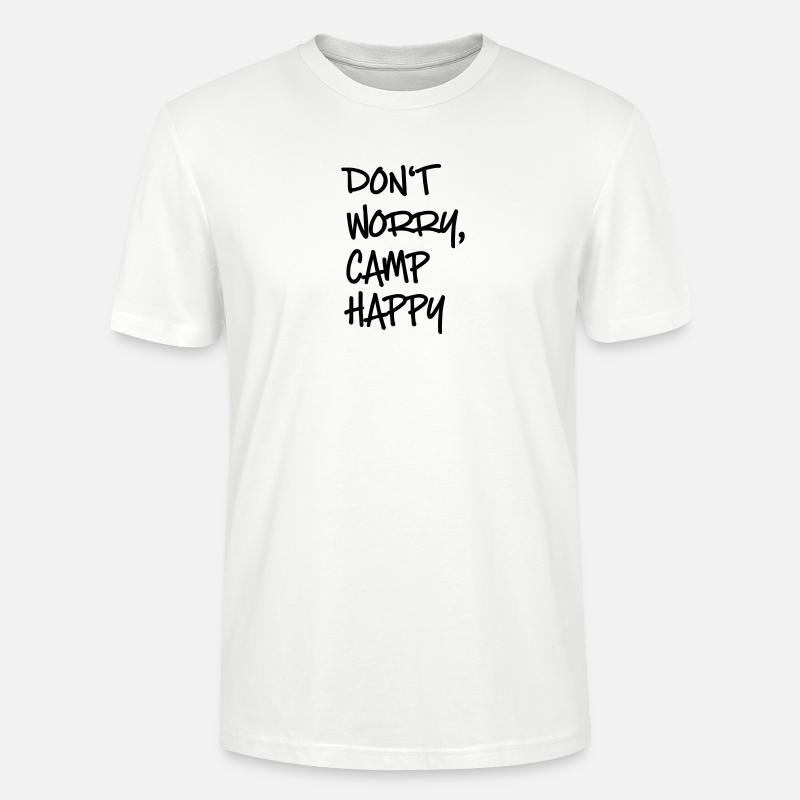 camping - Stanley/Stella Unisex Bio-T-Shirt CRAFTER - Weiß