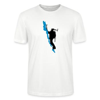 Bergsteiger - Stanley/Stella Unisex Bio-T-Shirt CRAFTER - Weiß - Vorne - Alina (178cm) & Michal (187cm)