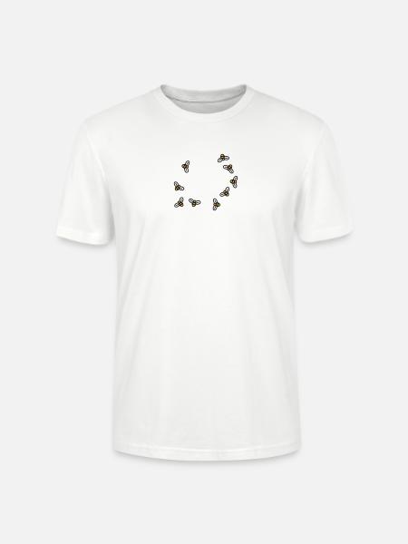 Bees - T-shirt bio CRAFTER Stanley Stella Unisexe - blanc