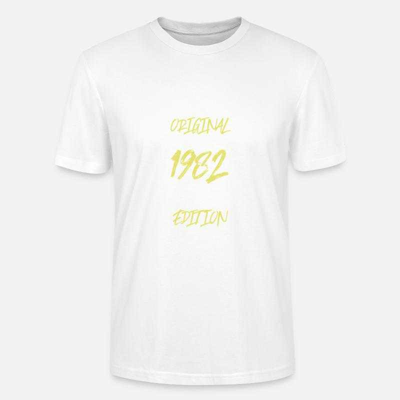 1982 Édition limitée - T-shirt bio CRAFTER Stanley Stella Unisexe - blanc
