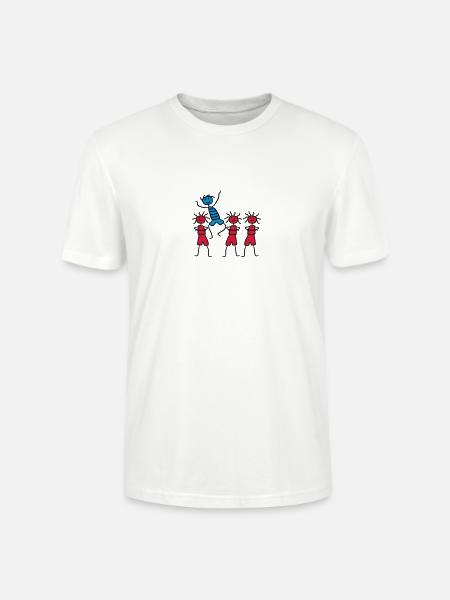 Be Different Happy Funny Boy - Stanley/Stella CRAFTER Unisex Organic T-Shirt - white