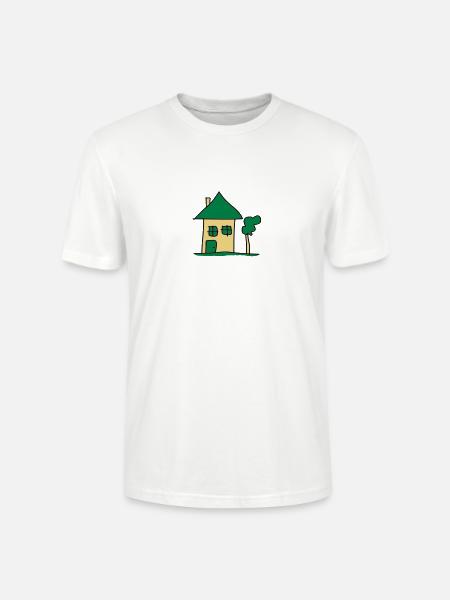 house - Stanley/Stella CRAFTER Unisex Organic T-Shirt - white