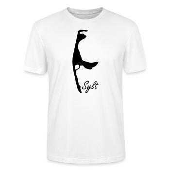 Sylt - Stanley/Stella Unisex Bio-T-Shirt CRAFTER - Weiß - Vorne - Alina (178cm) & Michal (187cm)