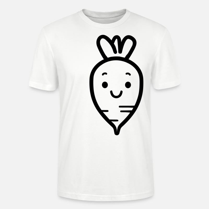 Karotte - Stanley/Stella Unisex Bio-T-Shirt CRAFTER - Weiß