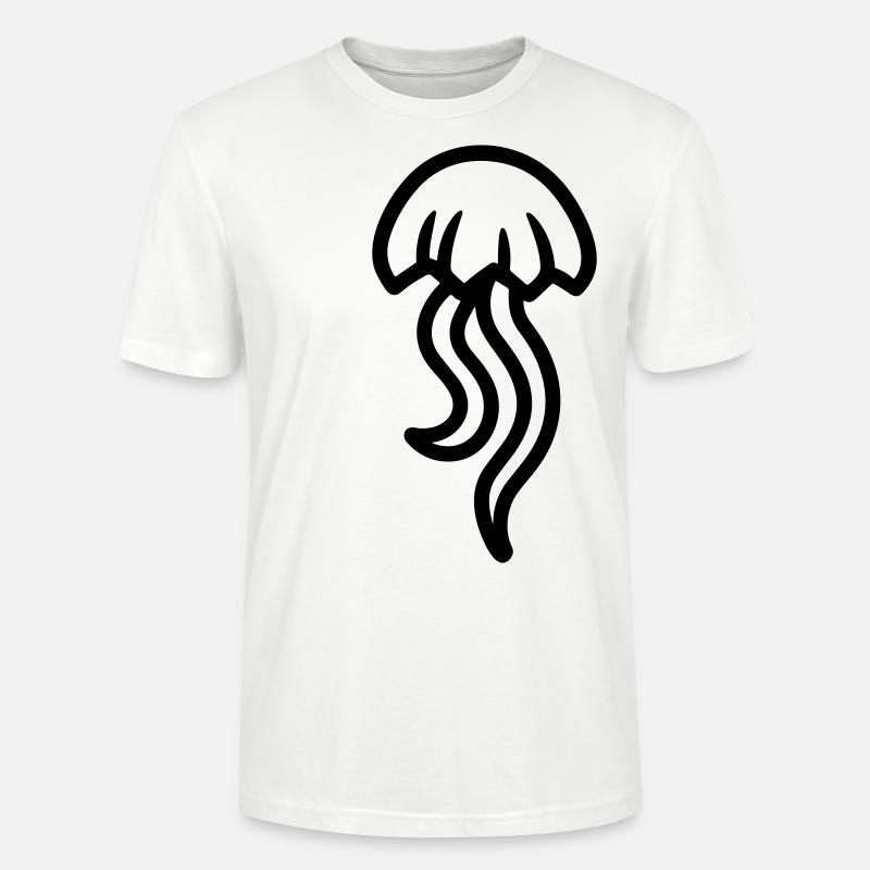Qualle - Stanley/Stella Unisex Bio-T-Shirt CRAFTER - Weiß