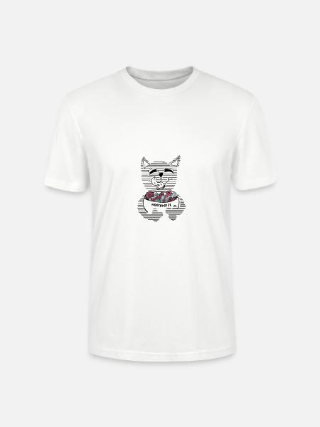 naschkatze - Stanley/Stella Unisex Bio-T-Shirt CRAFTER - Weiß