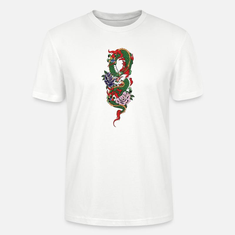 Drachen - Stanley/Stella Unisex Bio-T-Shirt CRAFTER - Weiß