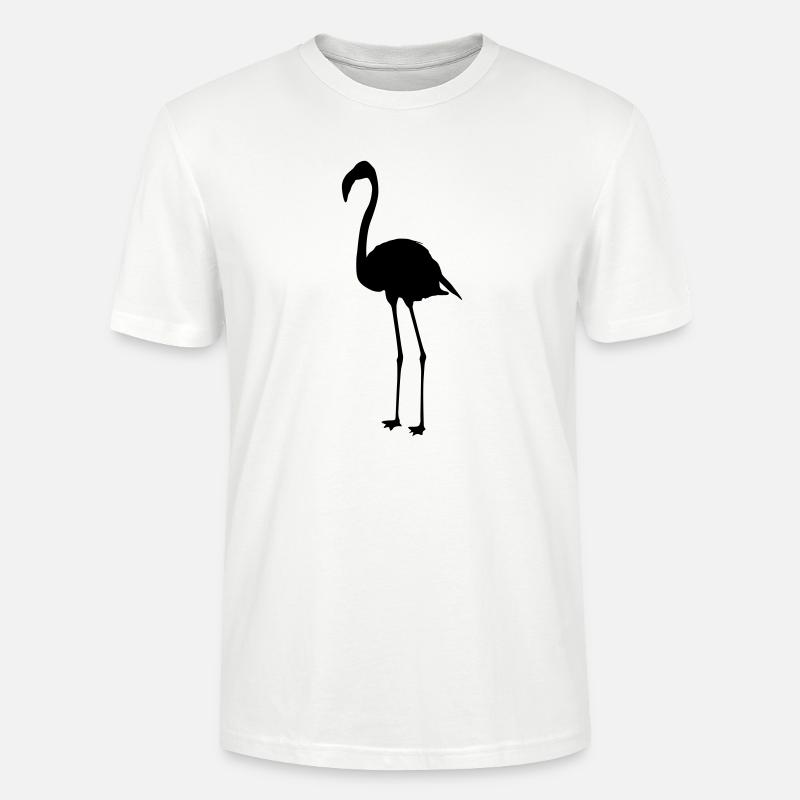 Flamants roses 6 - T-shirt bio CRAFTER Stanley Stella Unisexe - blanc