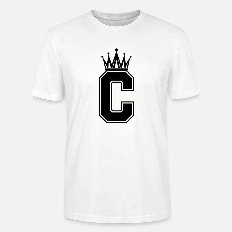 Buchstabe C - Stanley/Stella Unisex Bio-T-Shirt CRAFTER - Weiß