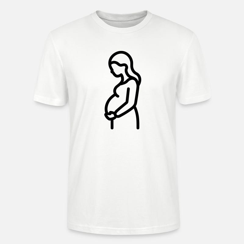 grossesse - T-shirt bio CRAFTER Stanley Stella Unisexe - blanc