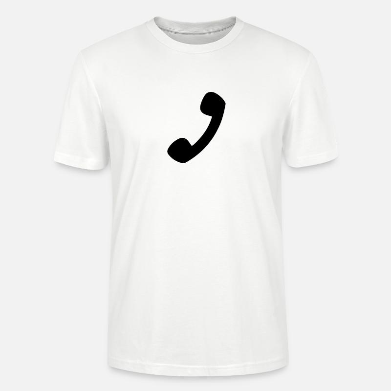 Telefon - Stanley/Stella Unisex Bio-T-Shirt CRAFTER - Weiß