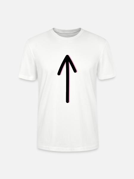 Pfeil - Stanley/Stella Unisex Bio-T-Shirt CRAFTER - Weiß