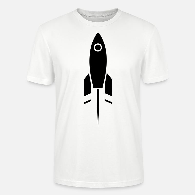 fusée - T-shirt bio CRAFTER Stanley Stella Unisexe - blanc