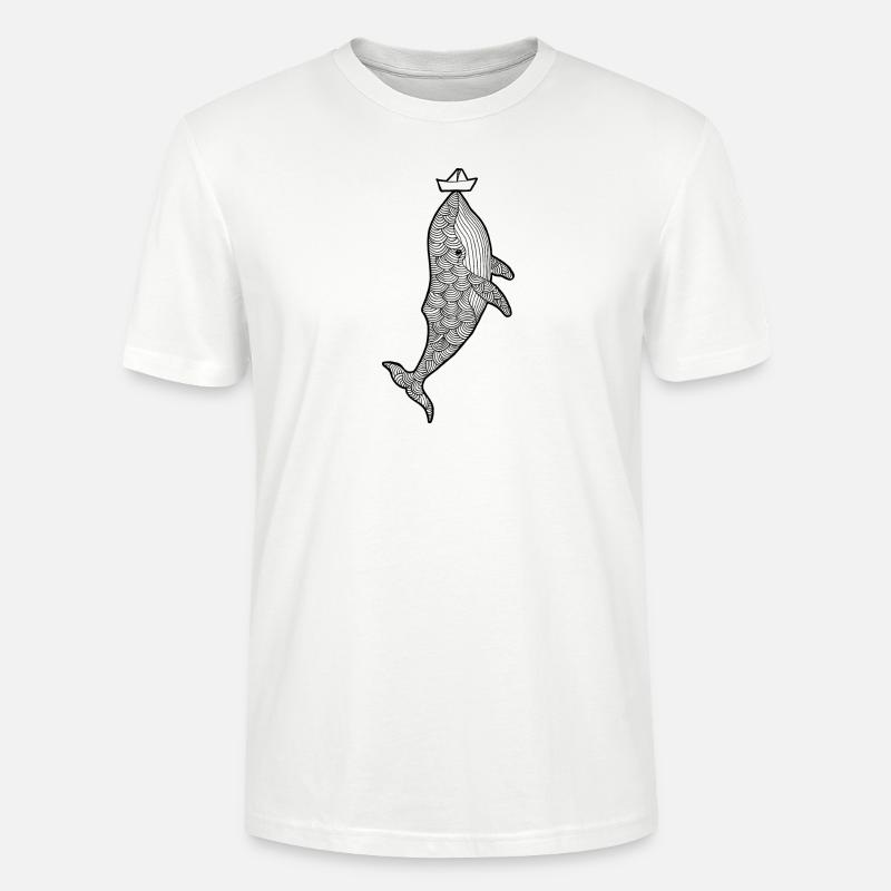 Wal Schiff - Stanley/Stella Unisex Bio-T-Shirt CRAFTER - Weiß