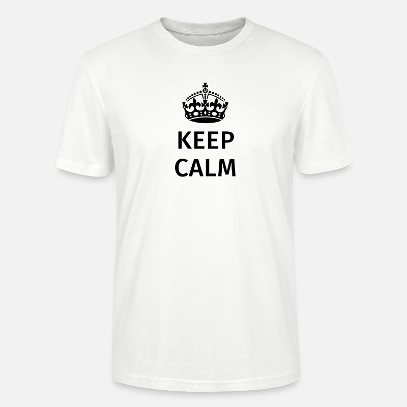 Keep Calm - Stanley/Stella Unisex Bio-T-Shirt CRAFTER - Weiß