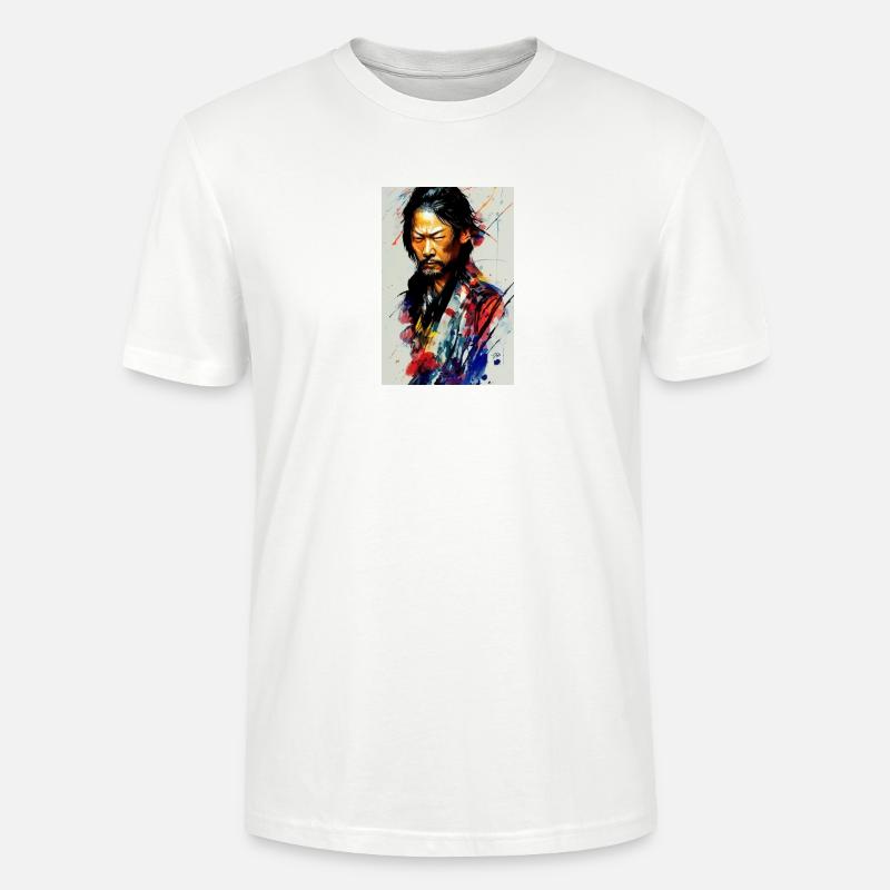 The Samurai - Stanley/Stella Unisex Bio-T-Shirt CRAFTER - Weiß