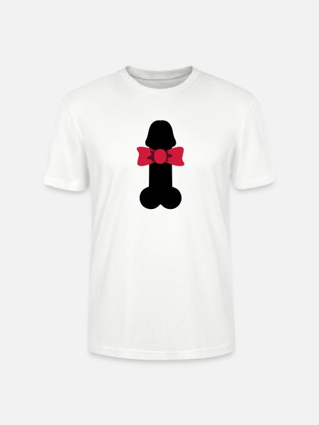 Penis gift, Sir Dick - Stanley/Stella CRAFTER Unisex Organic T-Shirt - white