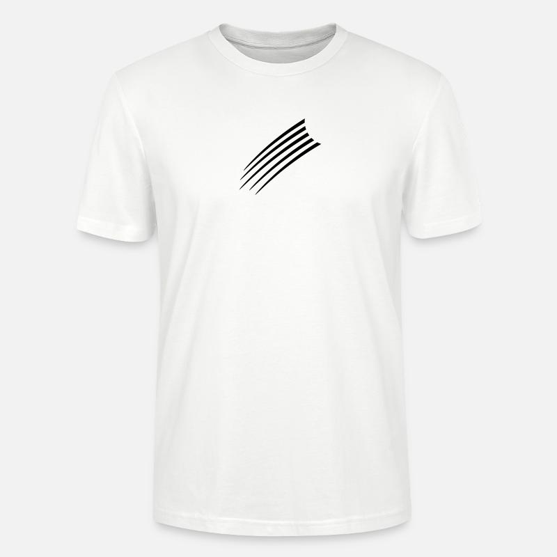 Cool Lines Pattern - Stanley/Stella Unisex Bio-T-Shirt CRAFTER - Weiß