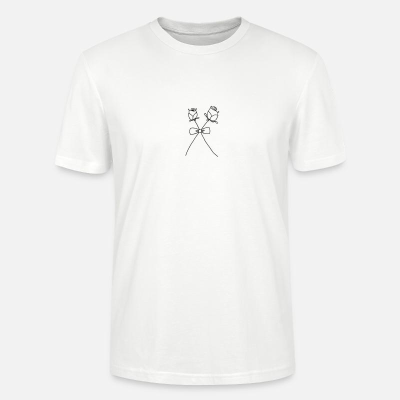 Vereinte Rosen - Stanley/Stella Unisex Bio-T-Shirt CRAFTER - Weiß