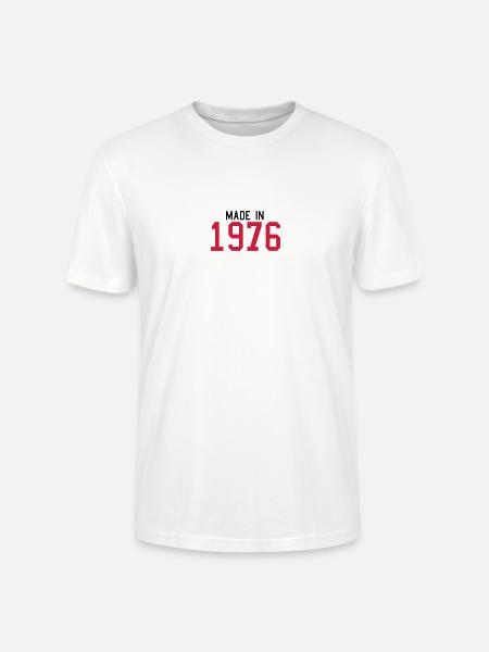 1976 - Stanley/Stella CRAFTER Unisex Organic T-Shirt - white