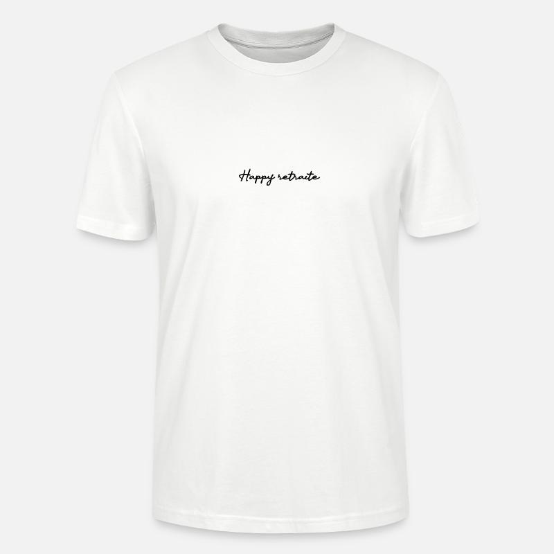 RETRAITE. RETRAITE. RETRAITEE. RETRAITE - T-shirt bio CRAFTER Stanley Stella Unisexe - blanc