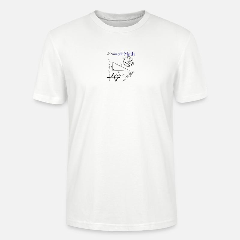 Its time for math - Stanley/Stella Unisex Bio-T-Shirt CRAFTER - Weiß