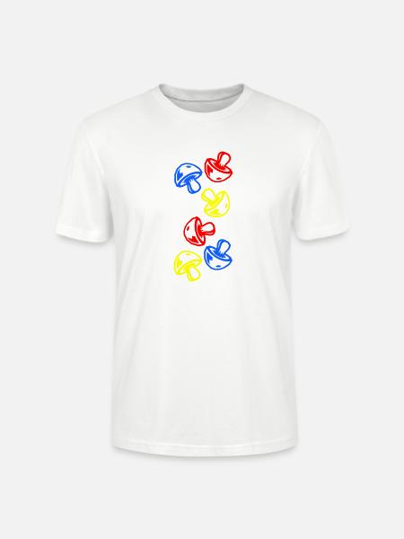 Pilze Bunt - Stanley/Stella Unisex Bio-T-Shirt CRAFTER - Weiß