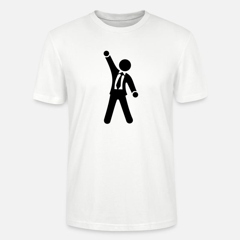 Geschäftsmann 1c - Stanley/Stella Unisex Bio-T-Shirt CRAFTER - Weiß