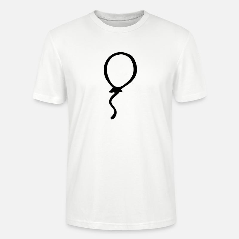 Luftballon - Stanley/Stella Unisex Bio-T-Shirt CRAFTER - Weiß