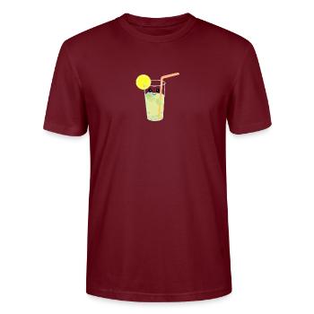 Bubble Tea - T-shirt bio CRAFTER Stanley Stella Unisexe - bordeaux - Devant - Alina (178cm) & Michal (187cm)