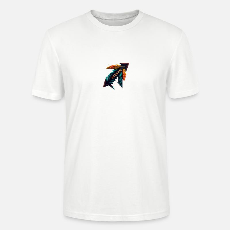 Feder 2 - Stanley/Stella Unisex Bio-T-Shirt CRAFTER - Weiß