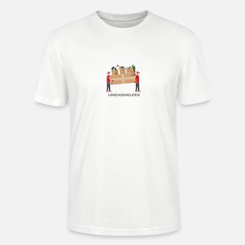 Umzugshelfer - Umzug - Danke - Stanley/Stella Unisex Bio-T-Shirt CRAFTER - Weiß