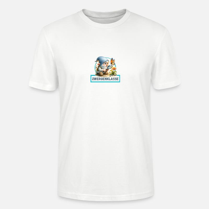 Dwarf and Butterfly Dwarf Class Design - Stanley/Stella CRAFTER Unisex Organic T-Shirt - white