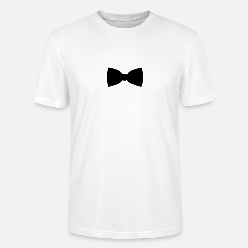 Bow tie - T-shirt bio CRAFTER Stanley Stella Unisexe - blanc
