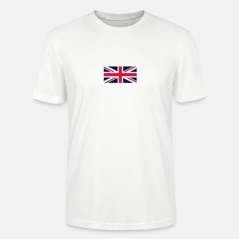 Union Jack - Stanley/Stella CRAFTER Unisex Organic T-Shirt - white